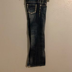 Rock & Roll embellished jeans